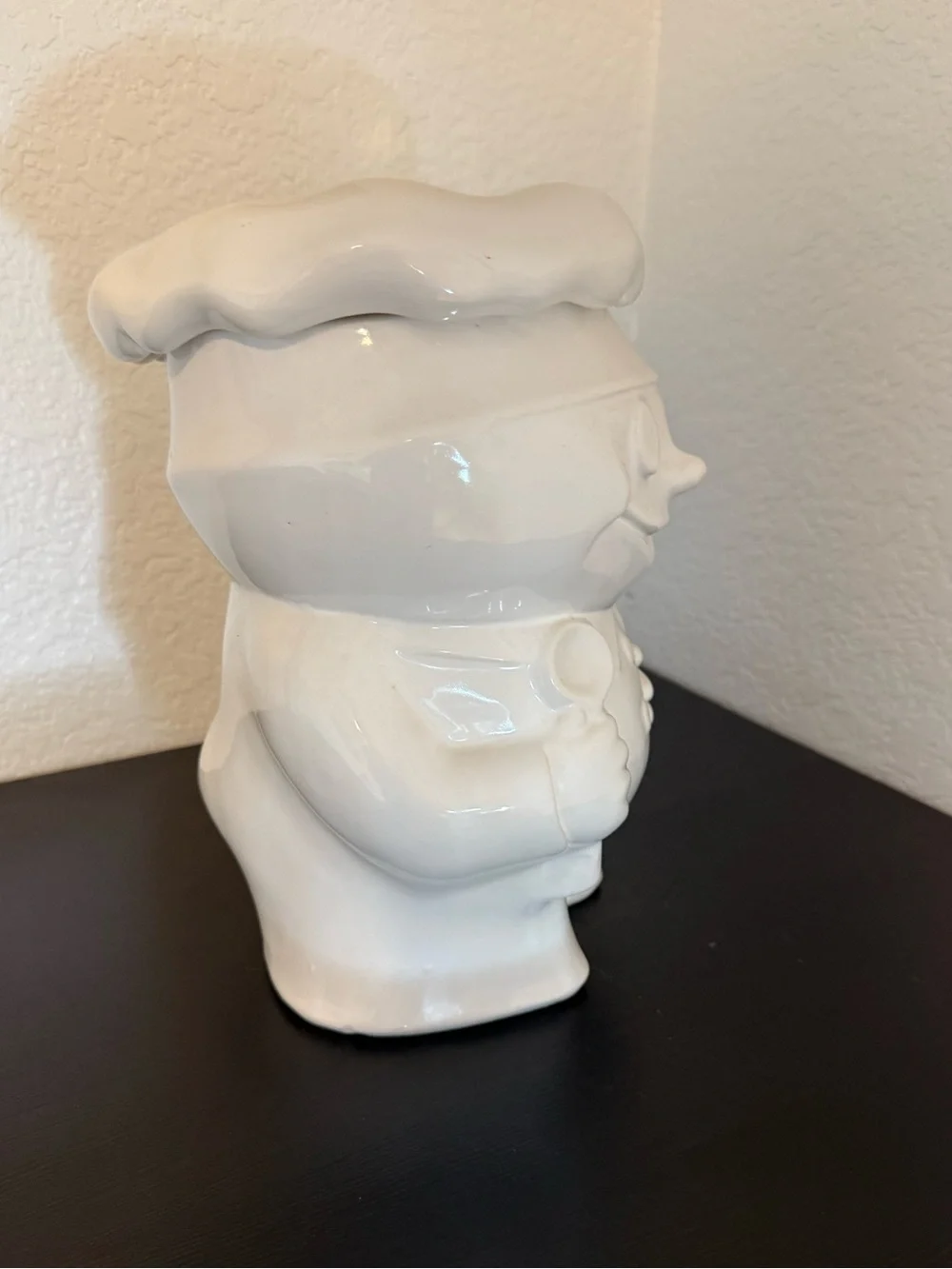 Ceramic VINTAGE McCOY PILLSBURY DOUGHBOY BOBBY BAKER COOKIE JAR – 10” UNPAINTED